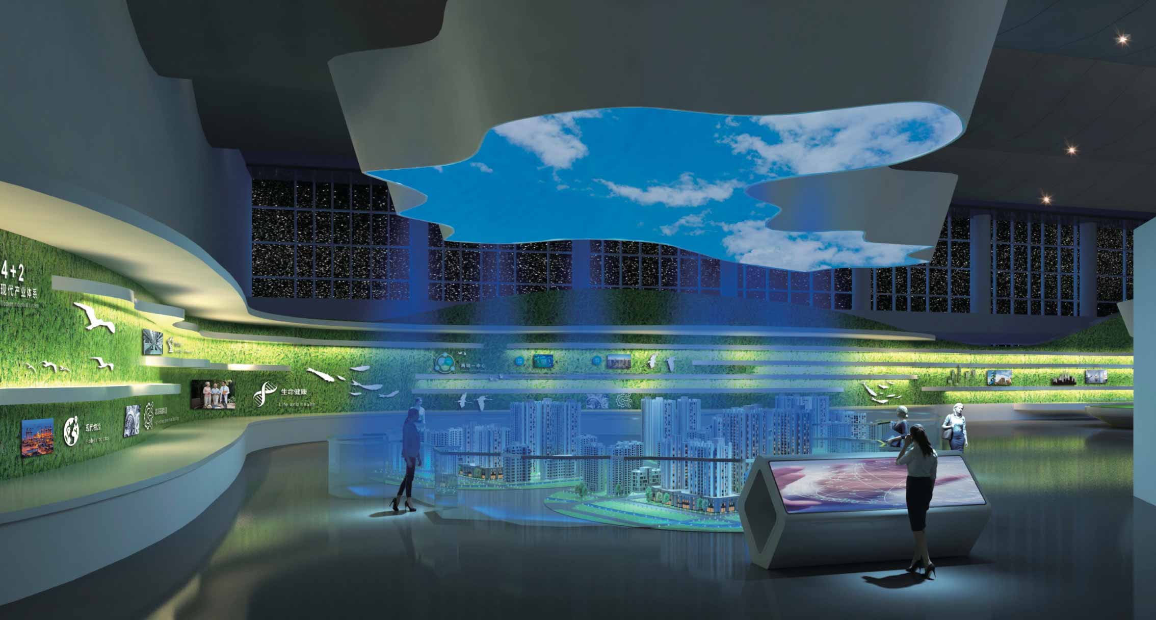 南京江北新区展厅